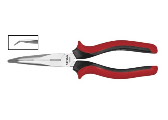 Gebogen langbektang 200 mm