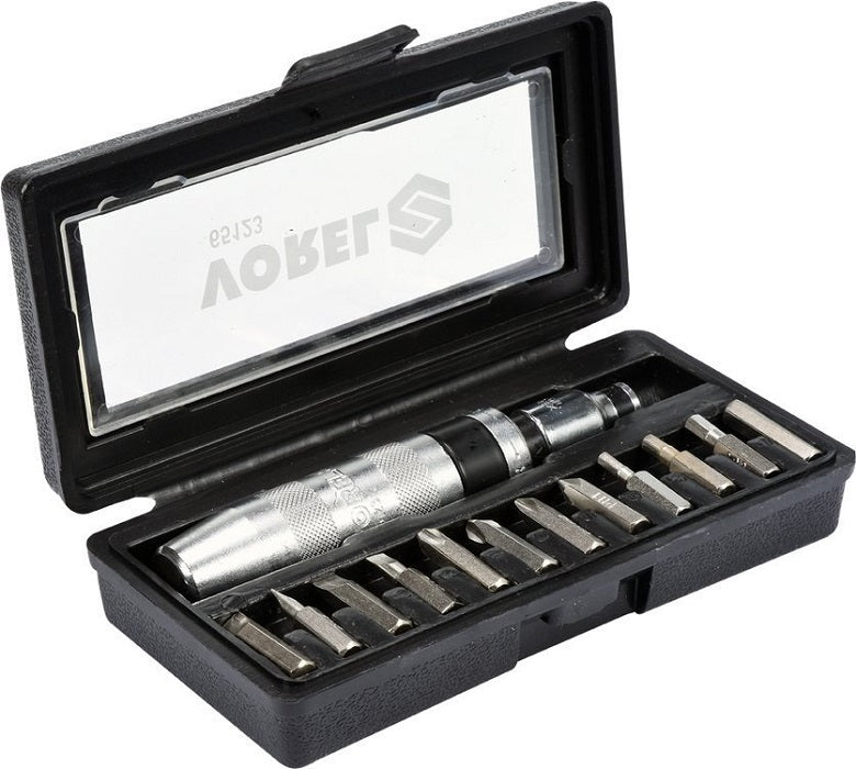 Impact Screwdriver Set With 13 Pieces Bits