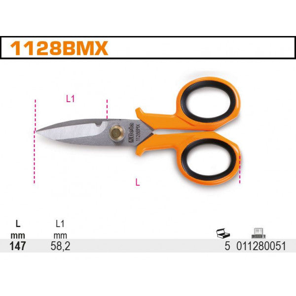 Scissors For Electricians Straight+tipped