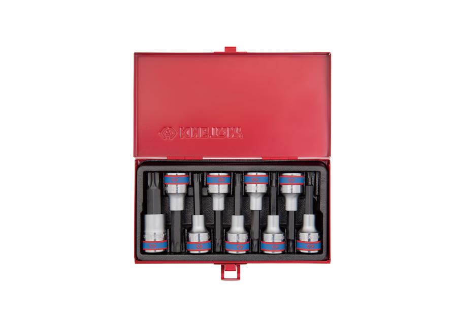 Set Of Sockets With Hexagon Sockets 1/2 9 Pieces