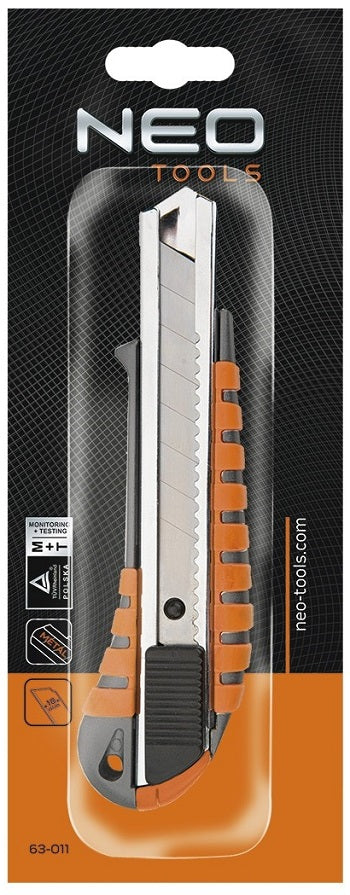 Kniv 18 Mm Snap-off Blade Kniv Metallkropp