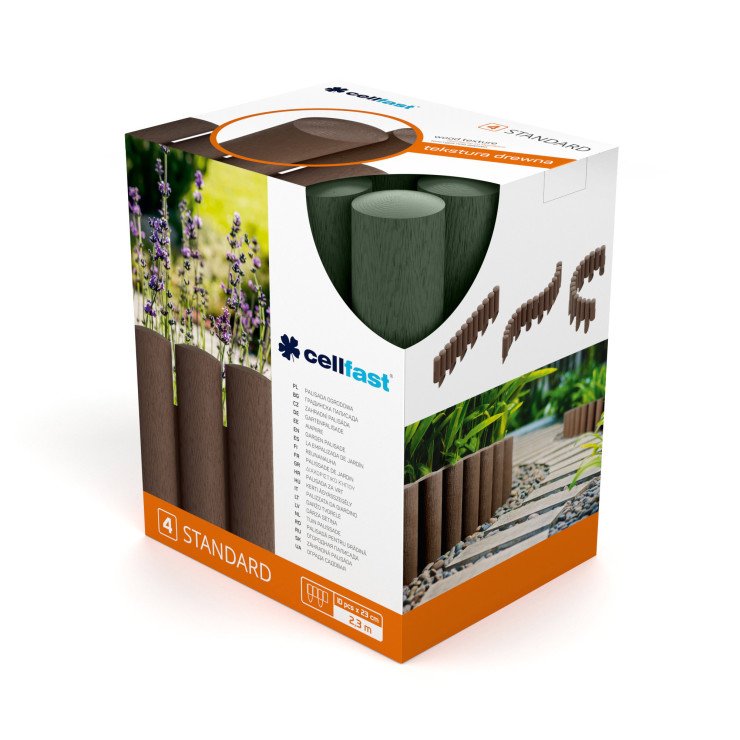 Garden Palisade Standard 14,5cm*2,3mb Grön