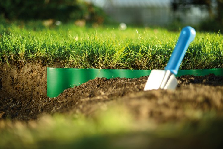 Bordure de jardin verte 10cm*9m