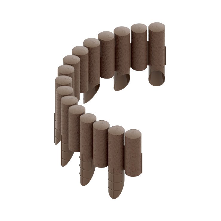 Zahradní palisáda Standard 14,5cm*2,3mb Hnědá