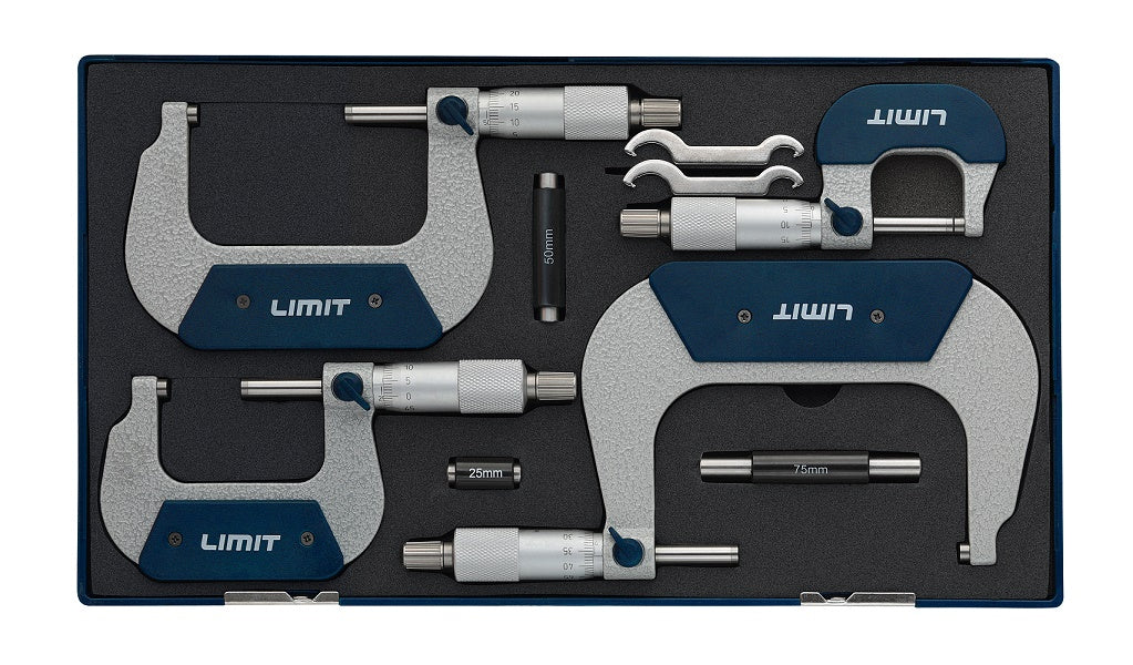 Set micrometro 0-100 mm
