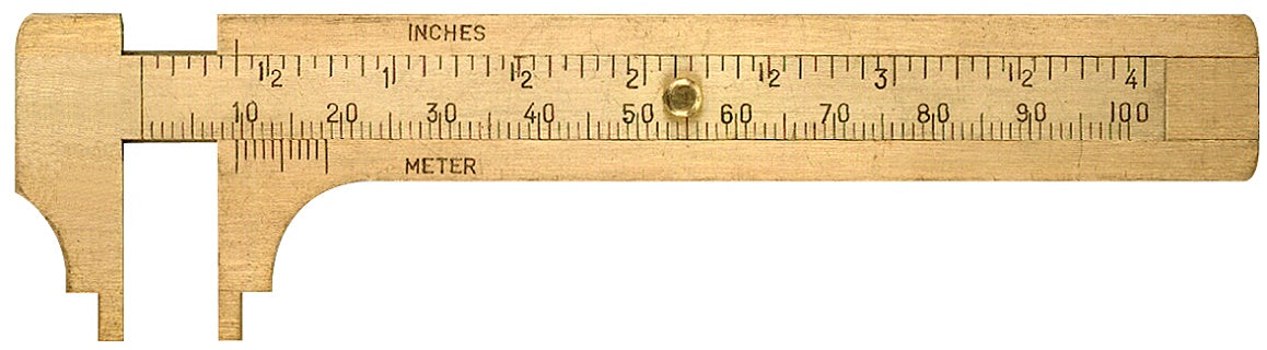 Brass Pocket Caliper 100mm