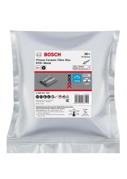 Fiber Disc 125mm Expert Prisma Xl R781 36g Pcs.