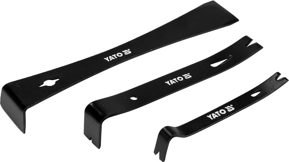 Koevoetschrapers Set 3-dlg.