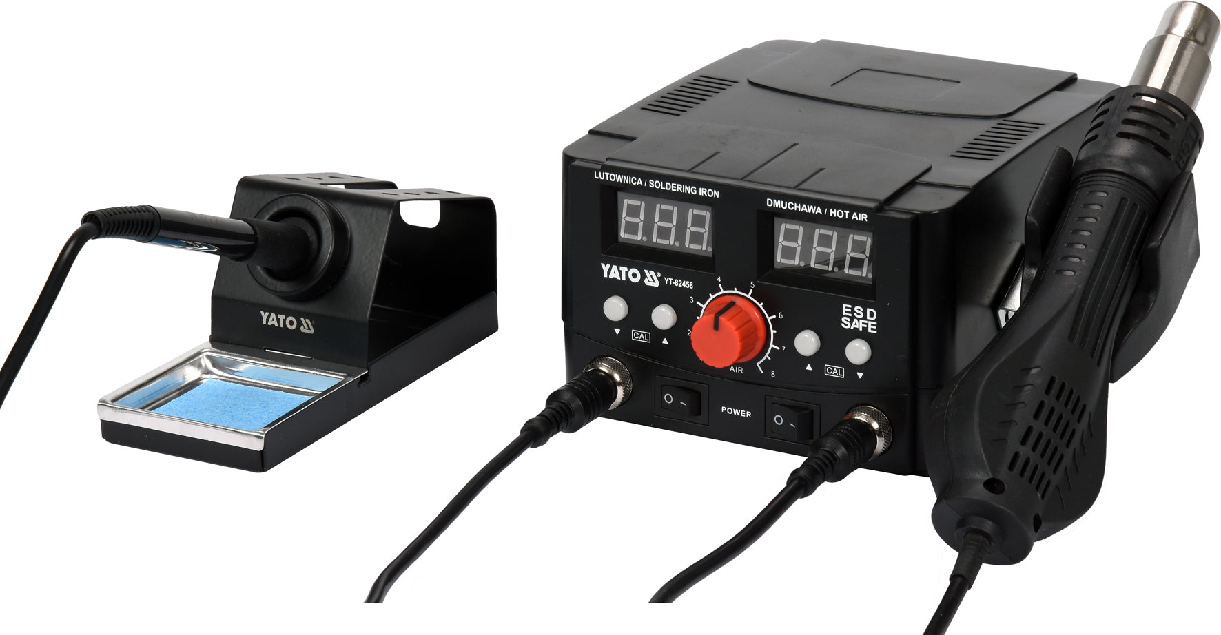 Digital Soldering Station 75w Hot Air Display