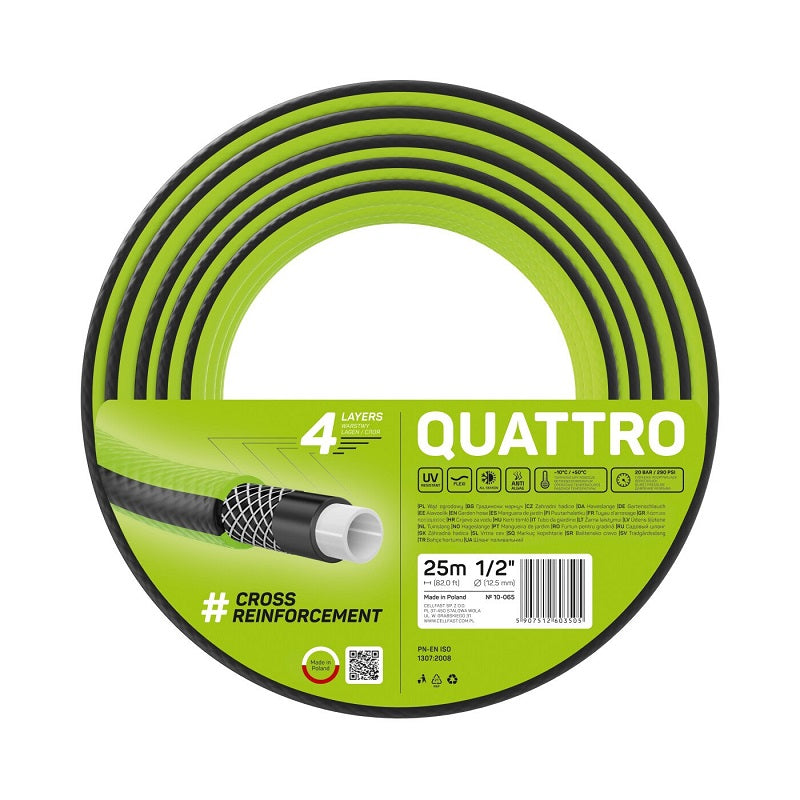 Quattro Gartenschlauch 1/2'' 25m