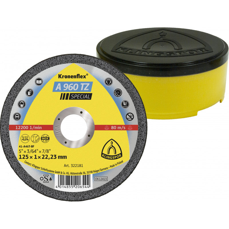 Disco piatto A960tz Special 125*1.0*22 322181