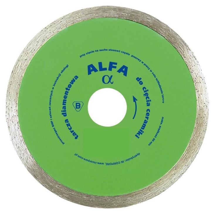 Glat Diamant Fliseskive Alfa 125mm