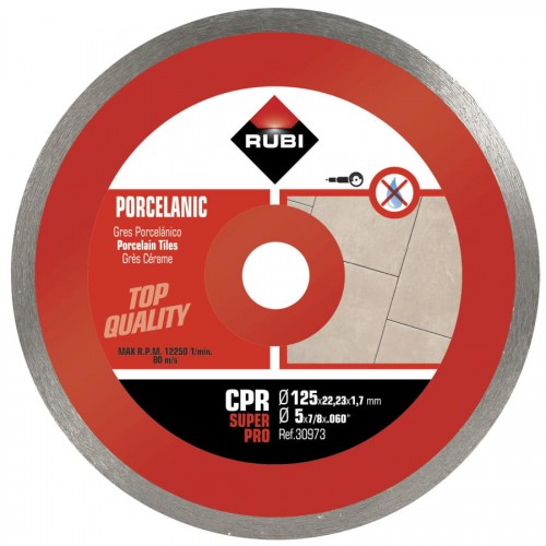 Disc Diamantat Pentru Gresie Portelanata Cpr 125 Superpro