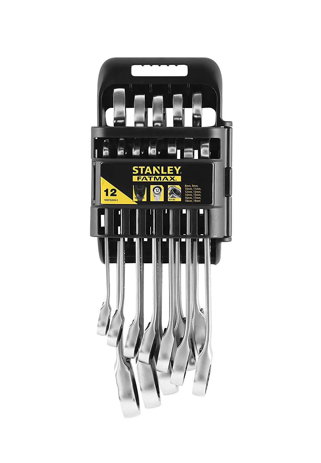 Set chei cu cap deschis Fatmax cu clichet 12 buc.