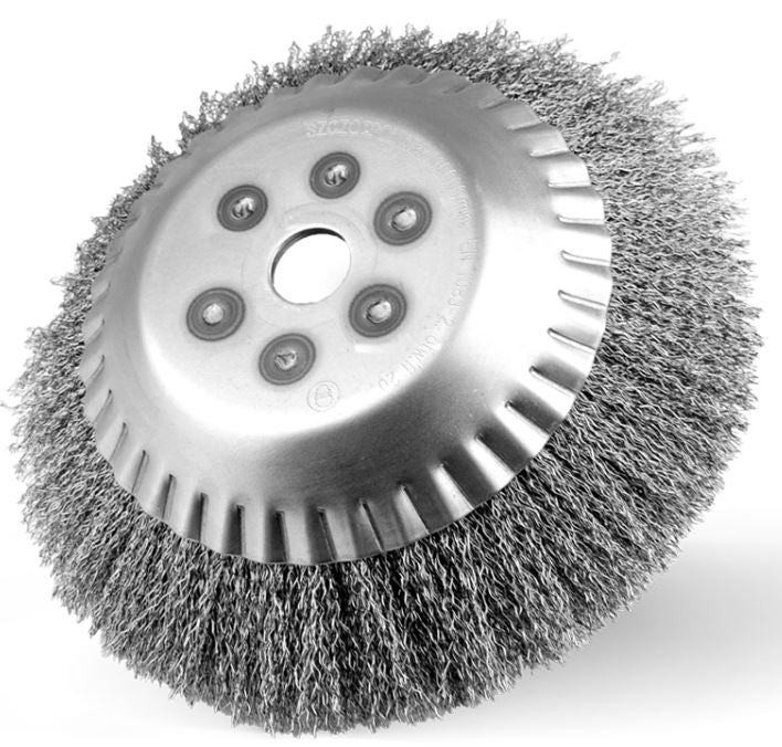 Borstel Voor Mechanische Borstels Staaldraad Gat 25,4mm Fi200mm