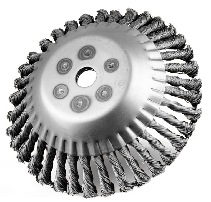 Bürste für mechanische Bürsten, geteilter Draht, Loch 25,4 mm, Fi200 mm