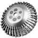 Bürste für mechanische Bürsten, geteilter Draht, Loch 25,4 mm, Fi200 mm