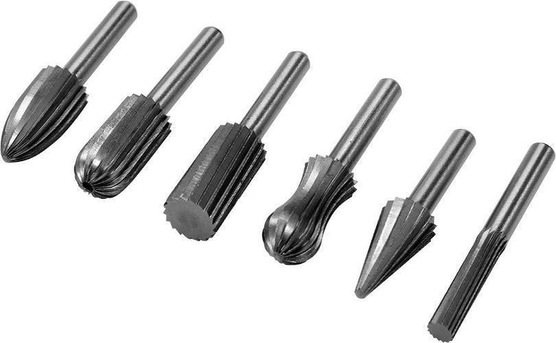 Skaftskärare för metall Fi 6mm 6 st.