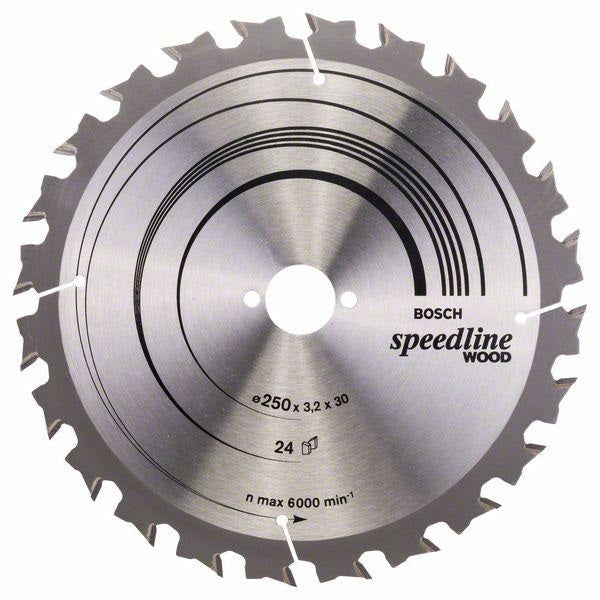 T Speedline Trærundsav 250*3,2*30/z24