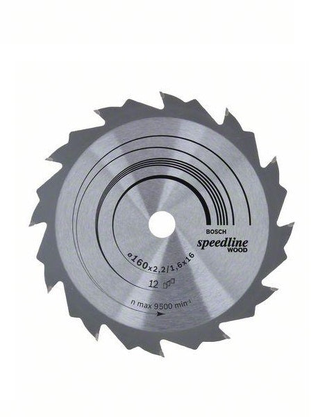 Sega circolare Speedline H 160*2.4*16t*12