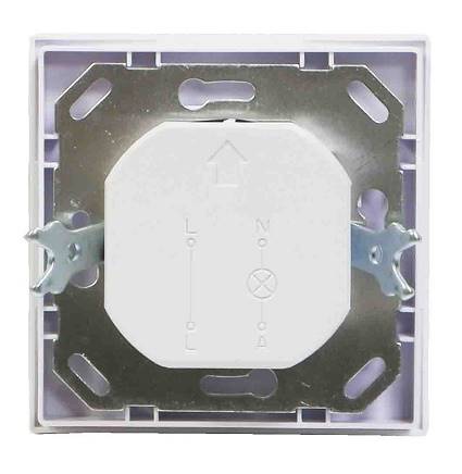 Pir mozgásérzékelő fehér 160 fok 500w 9 méter Ip20