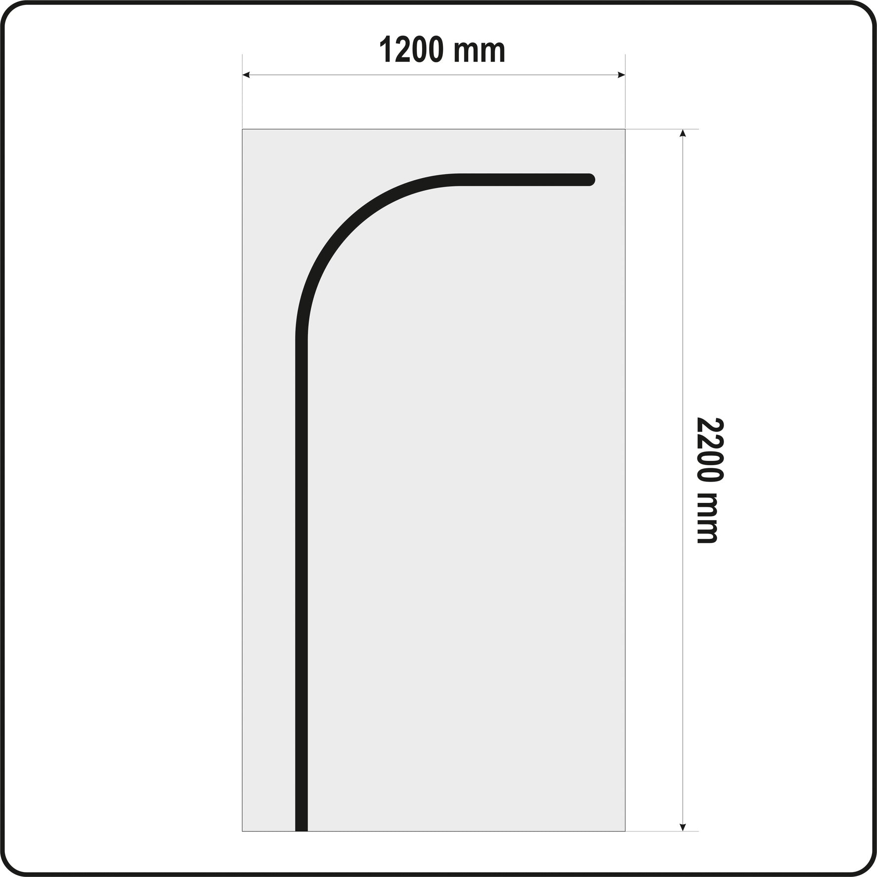 Door Dust Cover Type L 220 X 120 Cm