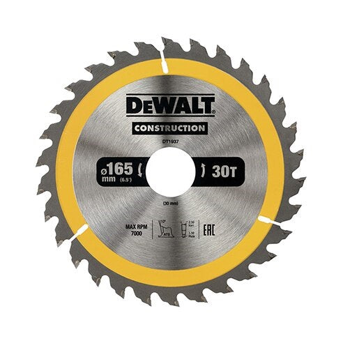 Circular Saw Blade For Wood 165/30mm 30 Teeth
