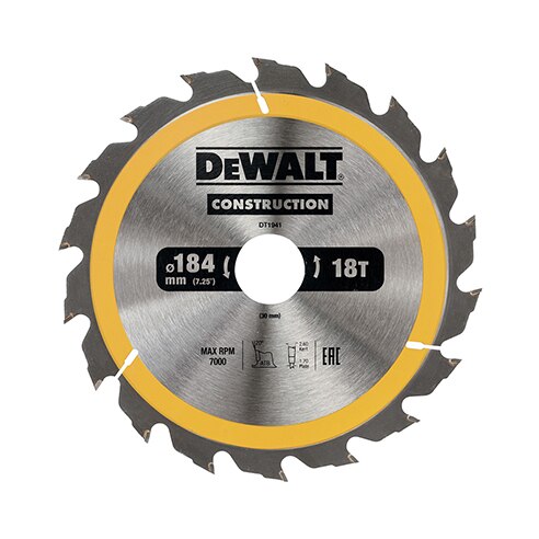 Circular Saw Blade For Wood 184/30mm 18 Teeth