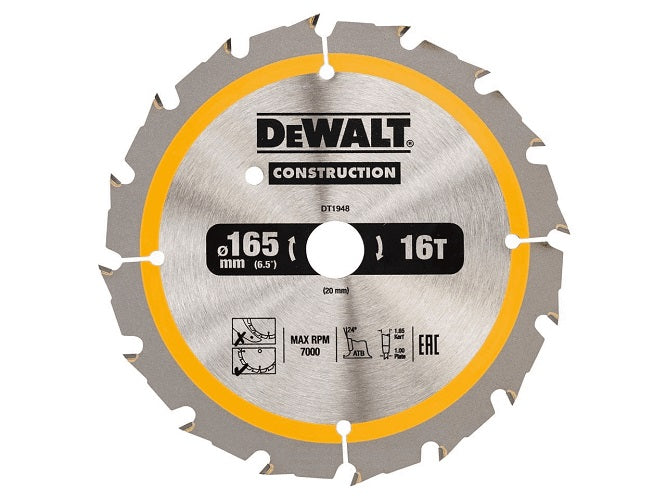 Circular Saw Blade For Wood 165/20mm 16 Teeth