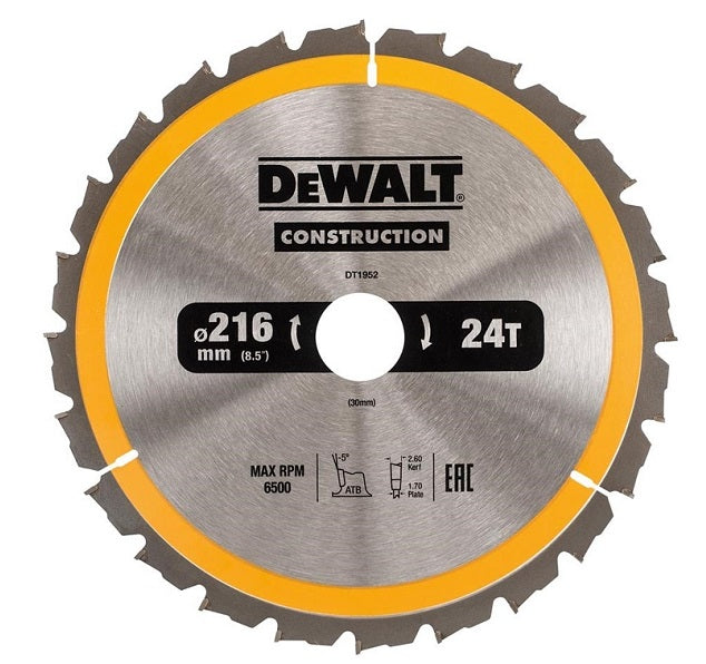Circular Saw Blade For Wood 216/30mm 24 Teeth