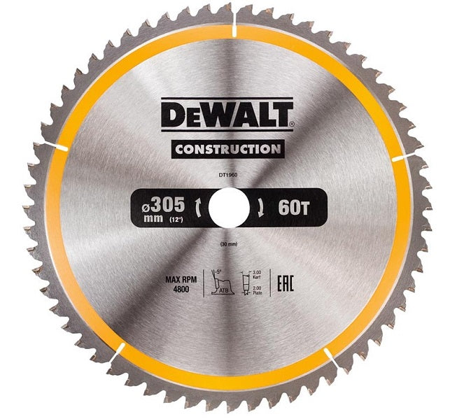 Circular Saw Blade For Wood 305/30mm 60 Teeth