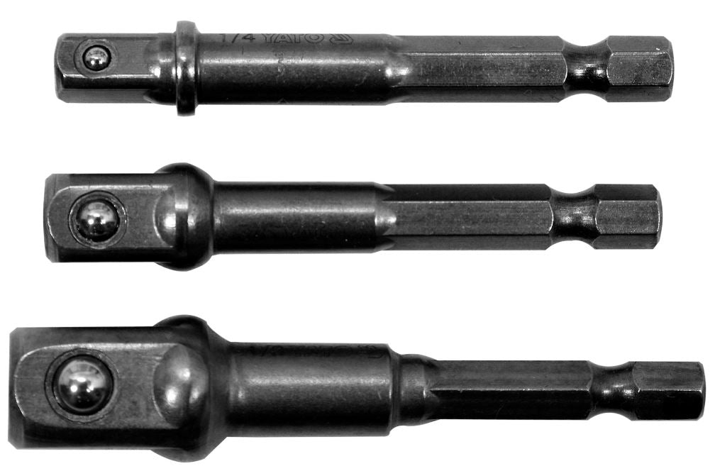 Adattatore esagonale per bussole 1/4'' 3/8'' 1/2''