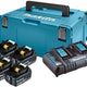 Kit de alimentare Makpac 18v (4*bl1860b+dc18rd) (un3480)