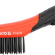 Trådbørste Ståltråd 4-rot plastikhåndtag 260mm