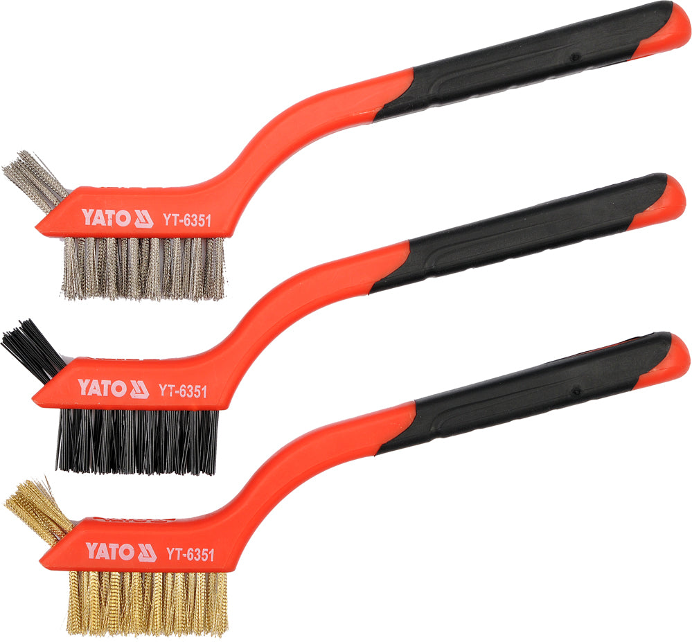 3-píosa Wire Scuab Set