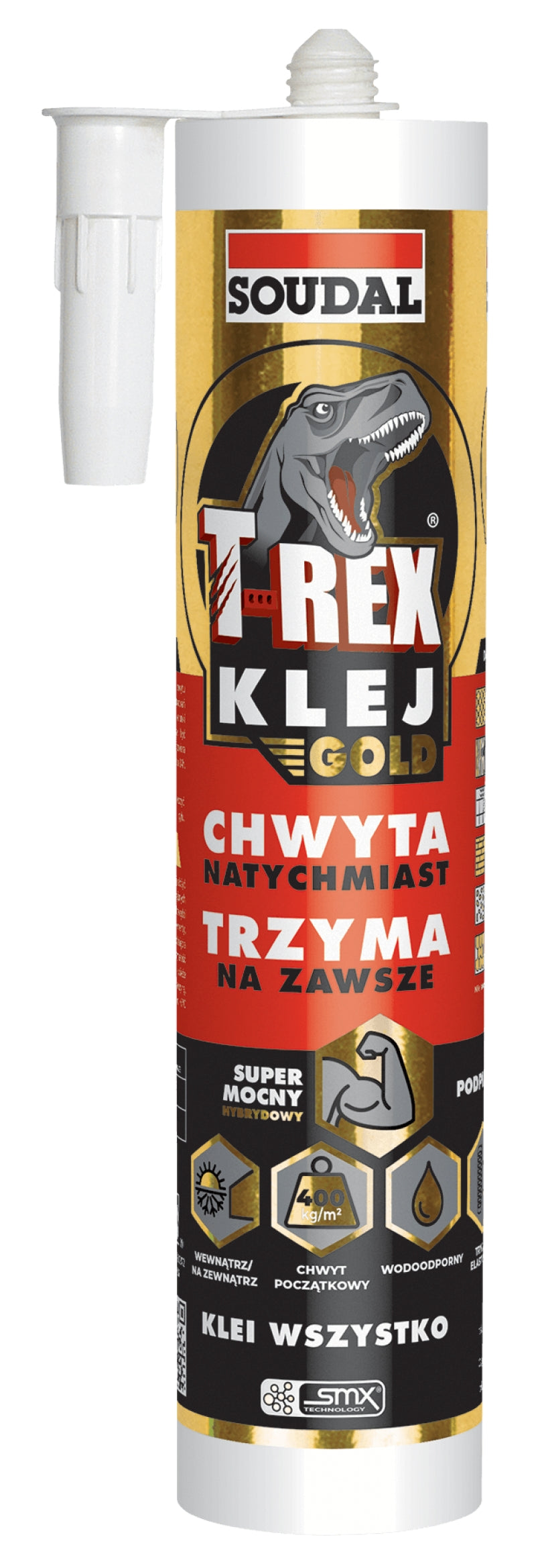Hybrydowy Klej Montażowy 290ml T-rex Gold