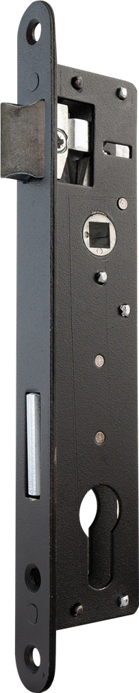 Serrure étroite 60z 90/22 avec cylindre noir
