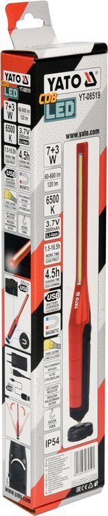 Lámpara Taller Led Cob 7w 600lm+120lm