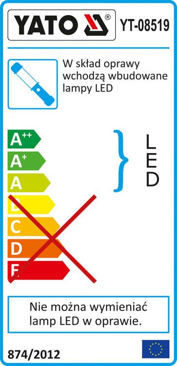 Lámpara Taller Led Cob 7w 600lm+120lm