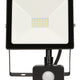 Projetor Led Com Pir 20w 1600lm Ip44 4000k Alu+vidro