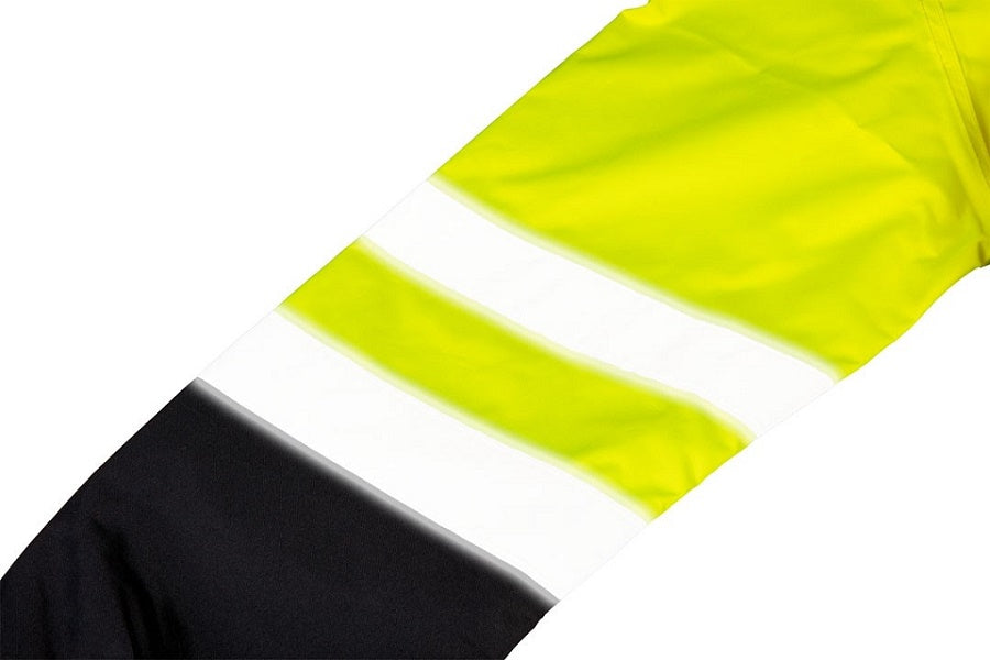 Veste de travail imperméable haute visibilité jaune M