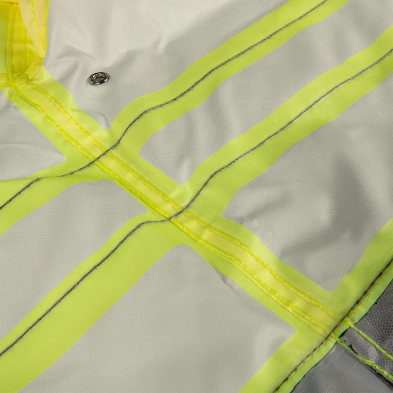 Veste de travail imperméable haute visibilité jaune M