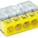 Conector Rápido Wago 2273-205 5x0,5-2,5 Mm2 Amarelo 5 Unidades