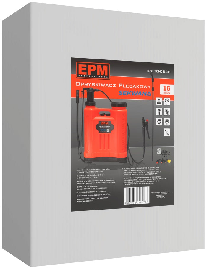 Pulverizador de mochila Sekwana 18l
