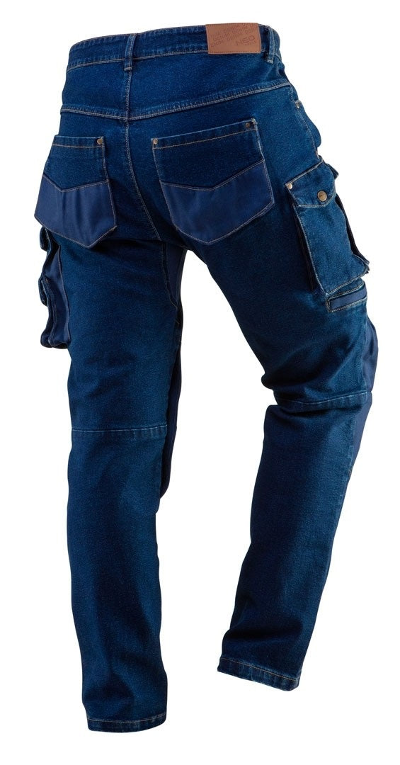Arbetsbyxor i jeans storlek L