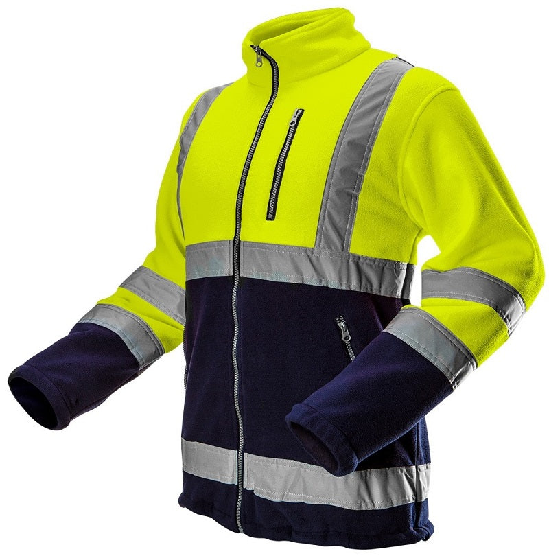 Varning Gul Fleece Sweatshirt Xxl