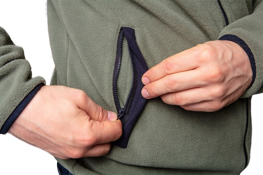 Camo fleece sweatshirt forstærket størrelse L