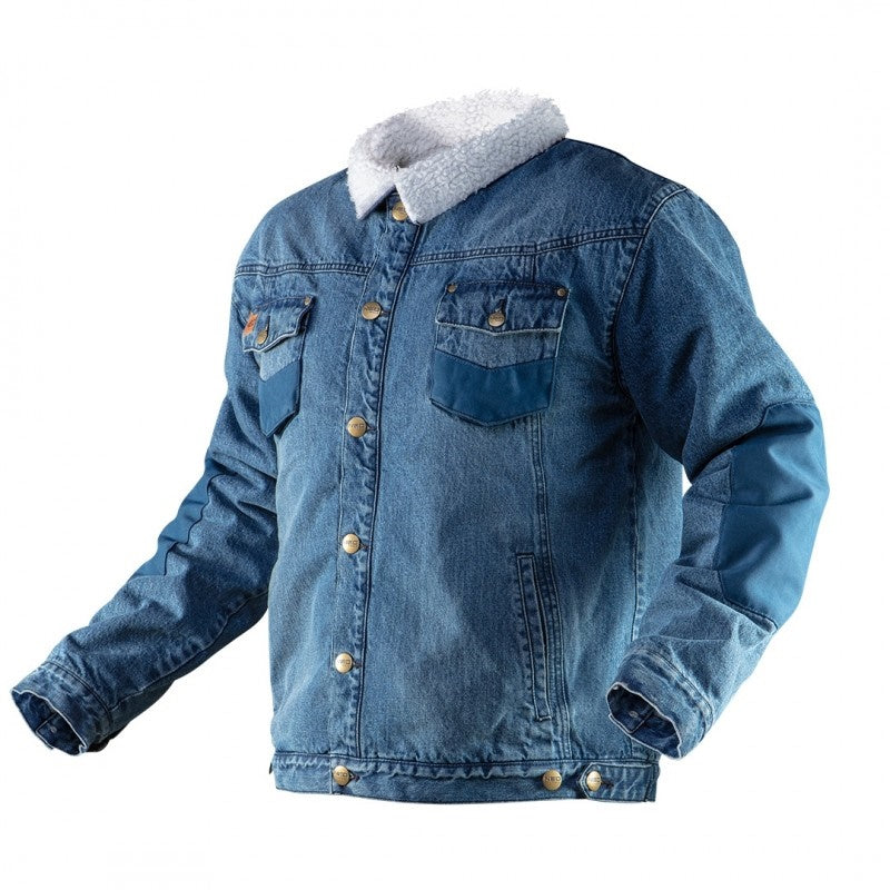 Isolerad jeansjacka storlek M
