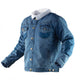 Isolerad jeansjacka storlek M