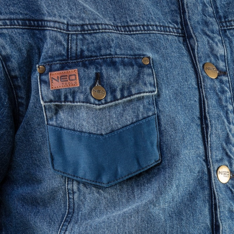 Isolerad jeansjacka storlek M